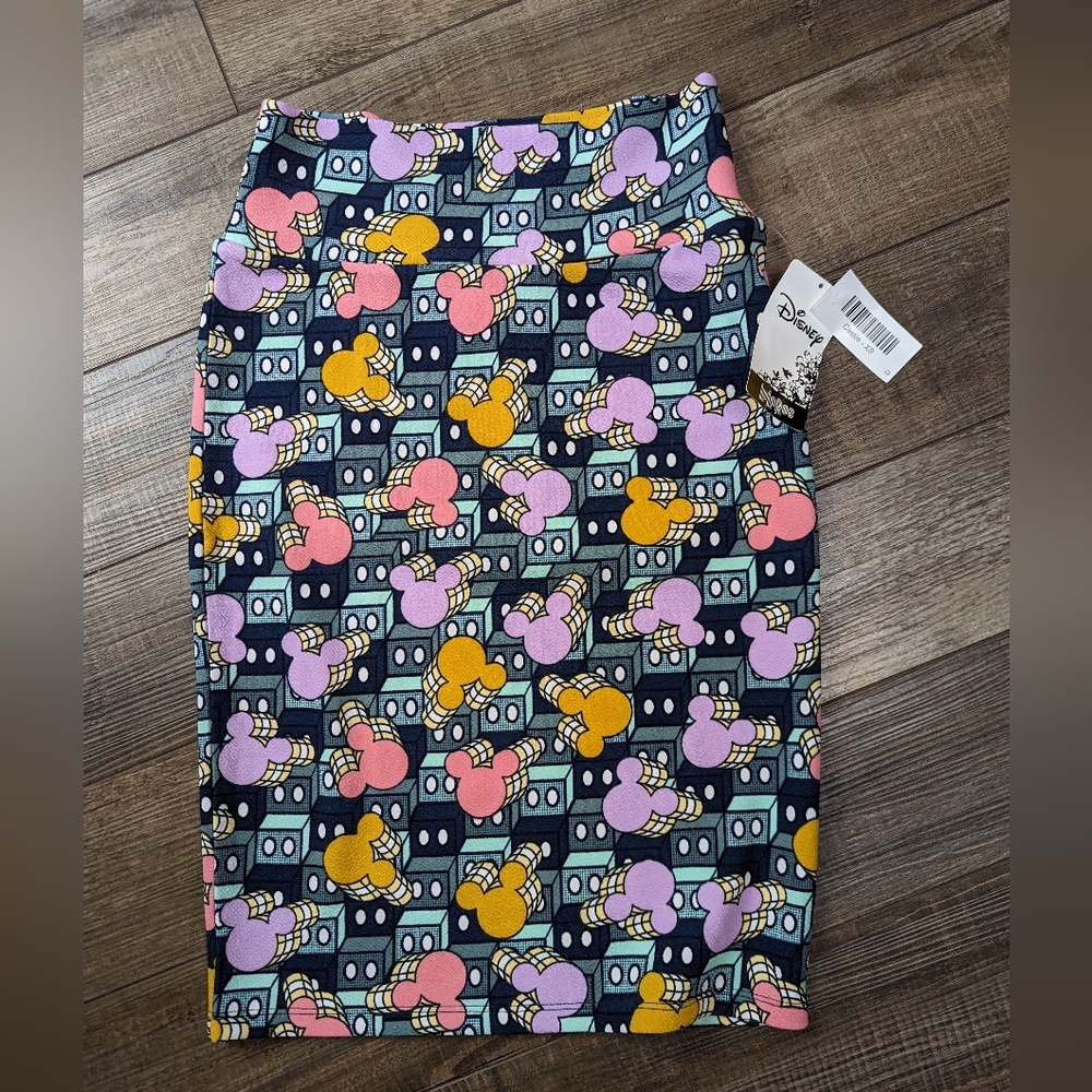 NWT Disney LuLaRoe Cassie Midi Skirt